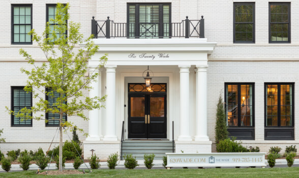 The Wade Classic Portico Front Entry Designed By Historical Concepts