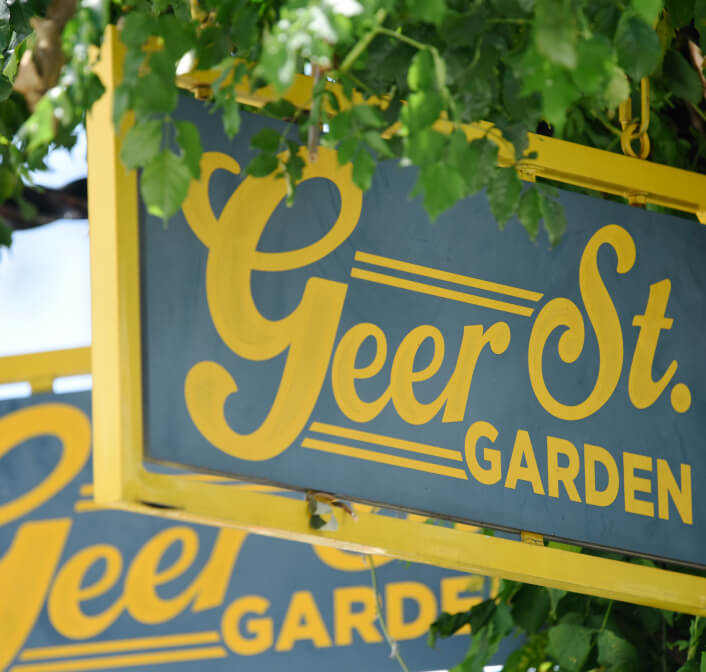 Geer Street Gardens Restaurant, Sign, Durham, NC