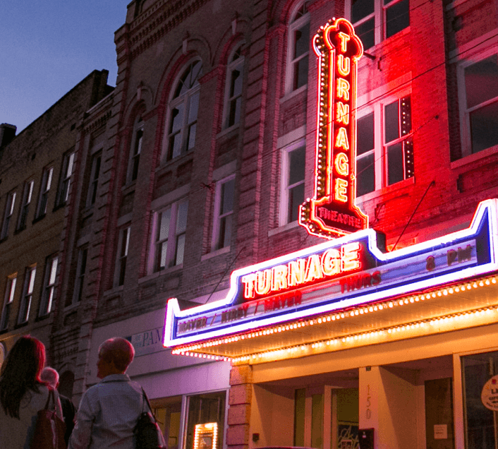 Washington, NC Turnage Theatre Marquee